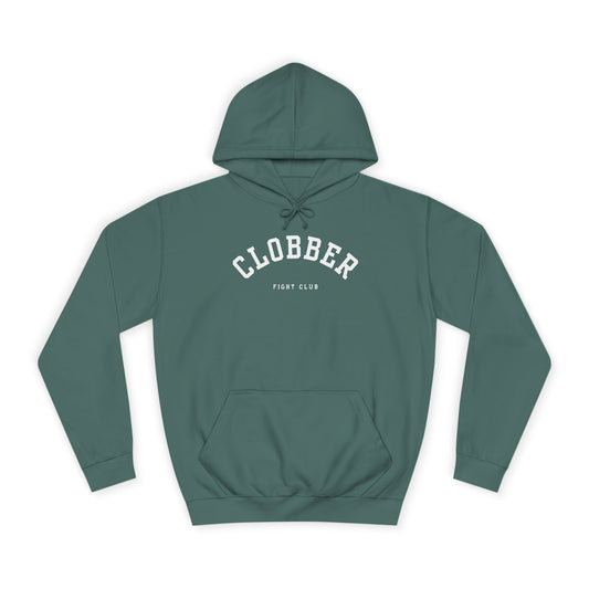 CLOBBER™ Classic Hoodie - White Edition (Front Print Only)