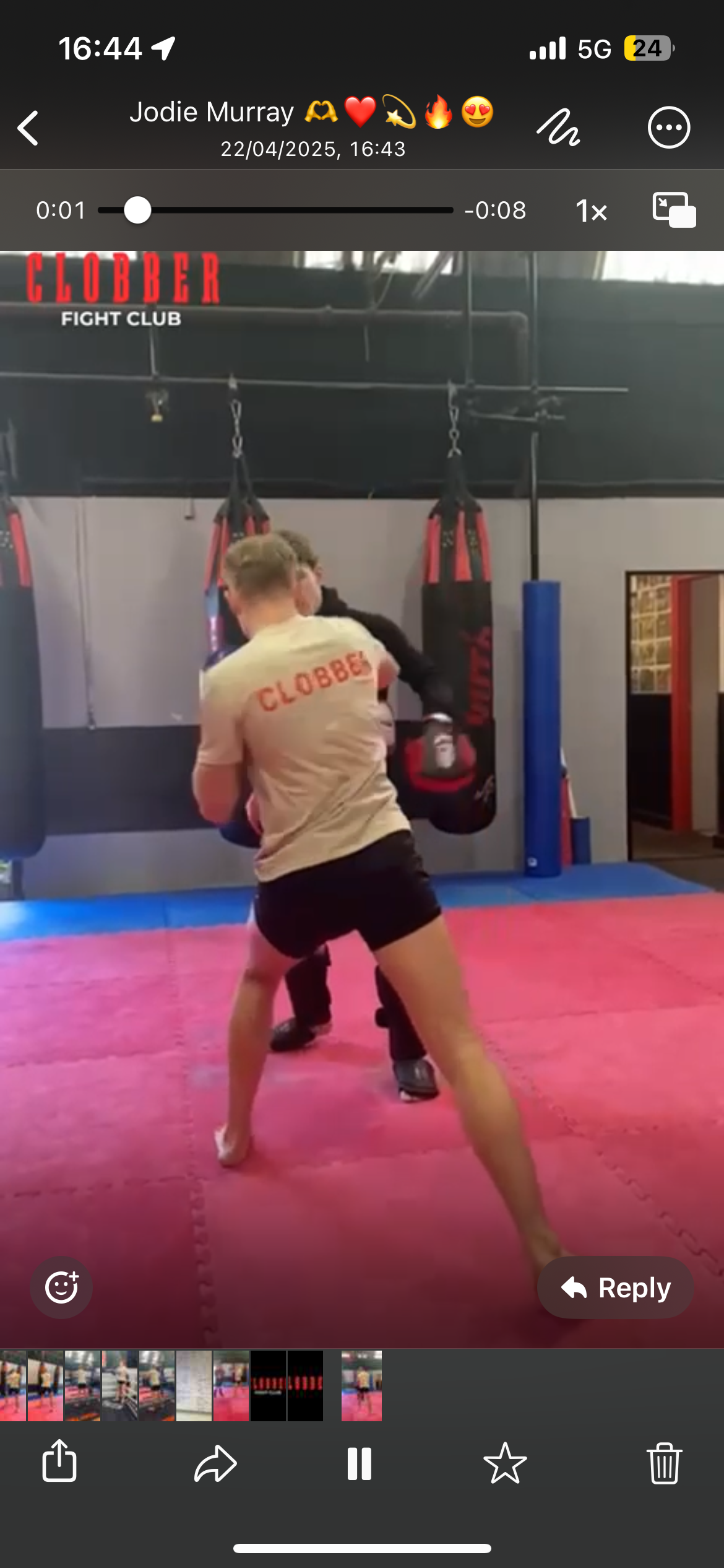 CLOBBER™ FITNESS DIVISION TEE