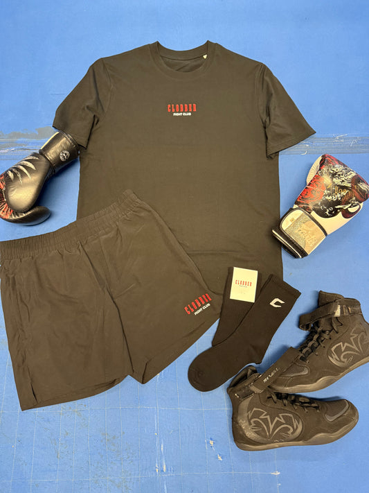 CLOBBER™ Fight Club Men’s Double Layer Sport Shorts