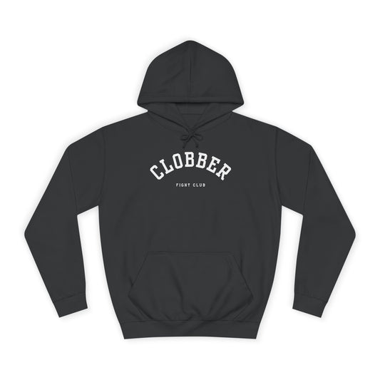 CLOBBER™ Classic Hoodie - White Edition (Front Print Only)