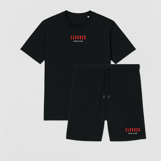 CLOBBER™ Signature Series T-Shirt and Jogger Shorts Set