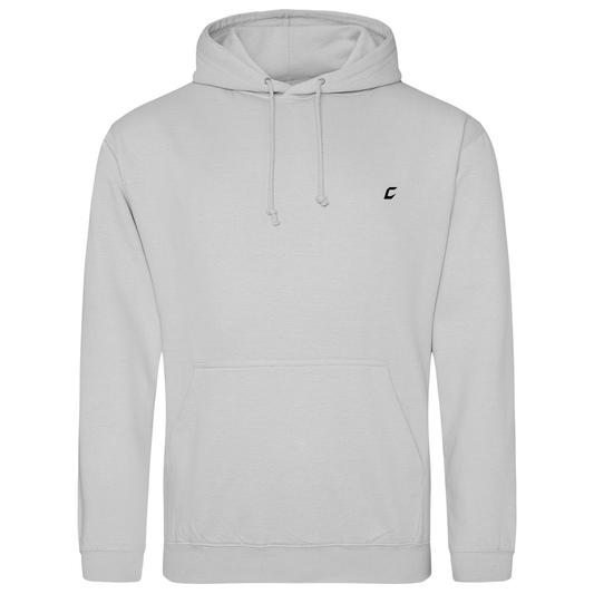 CLOBBER™ Classic Hoodie - Black Edition (Small Front, Large Back Logo)
