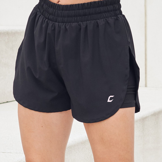CLOBBER™ Women’s Double-Layer Performance Shorts