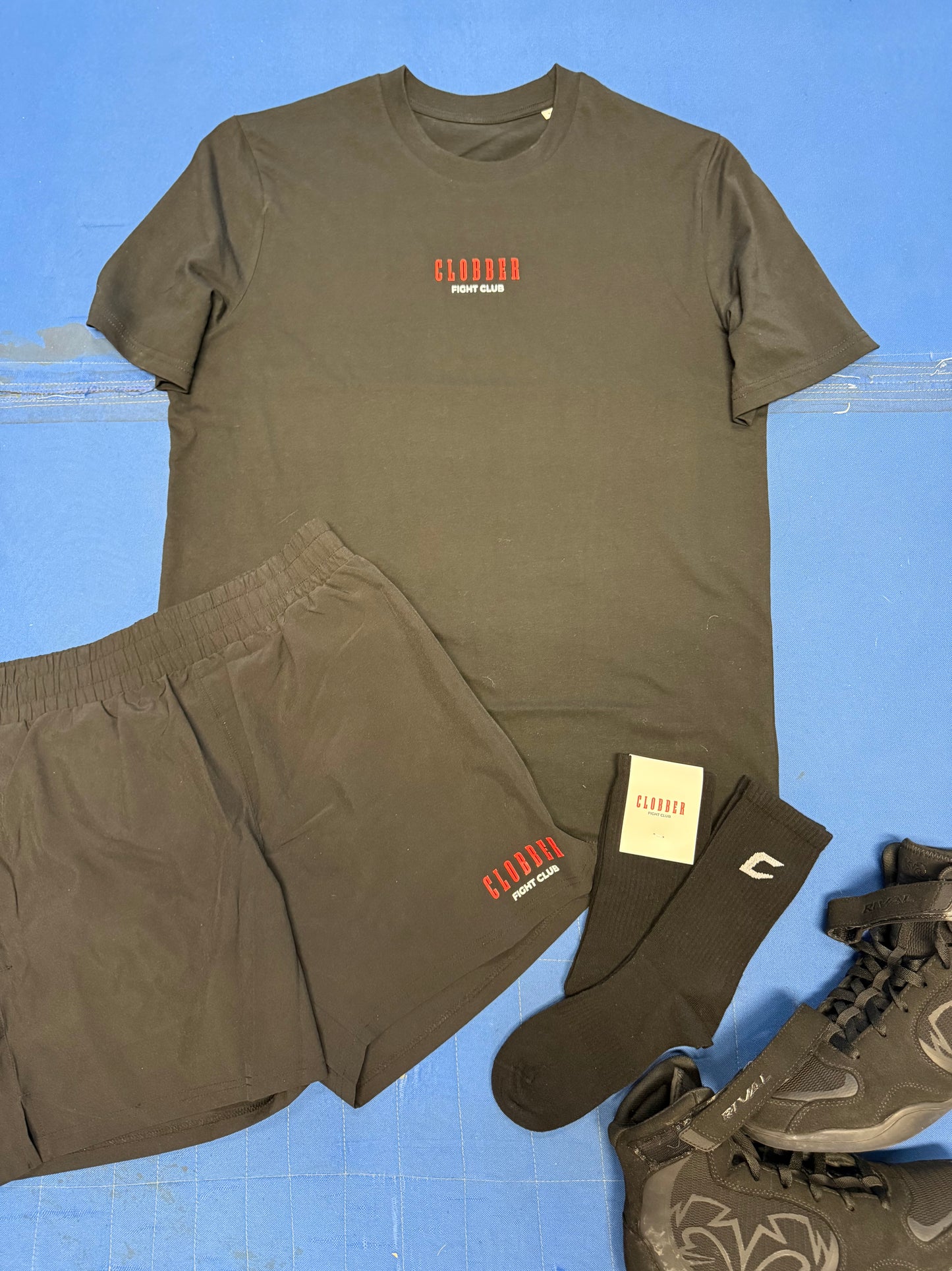 CLOBBER™  Fight Club Men’s Double Layer Sport Shorts